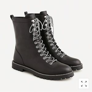 NWT J. Crew GWEN Lace up Boots